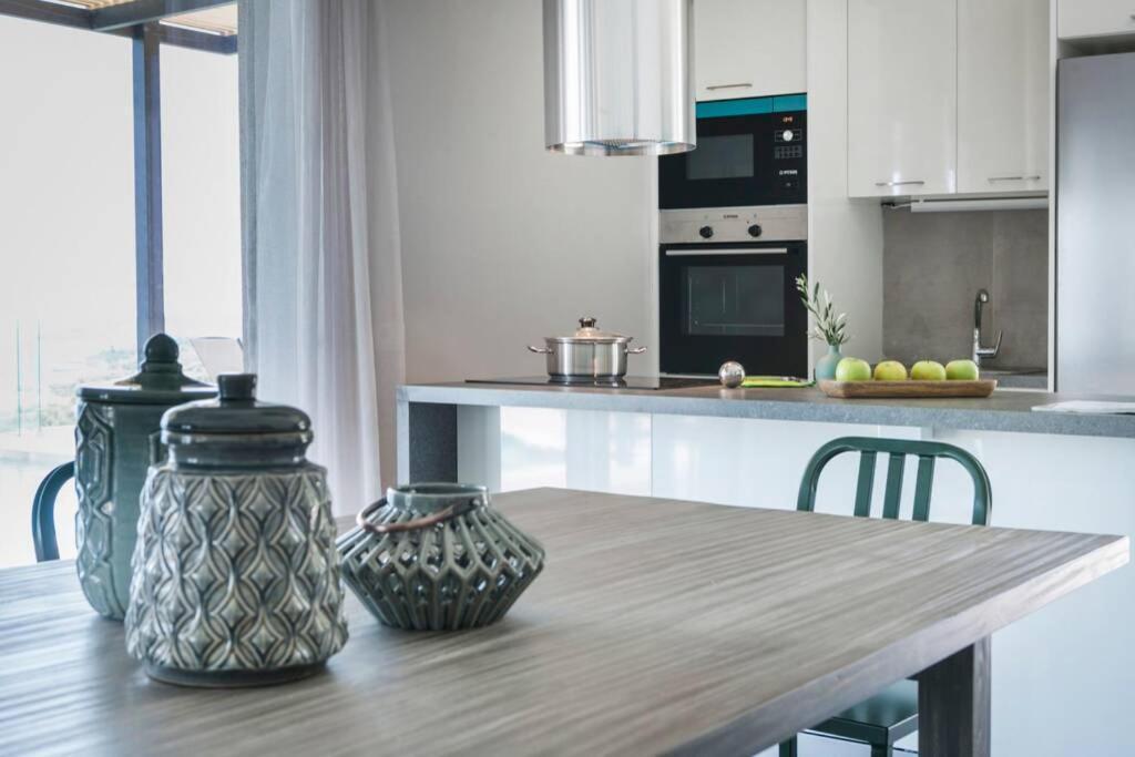 Color Villas-New Villa Green At Trapezaki With Private Pool Mousata Esterno foto
