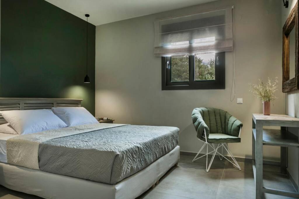 Color Villas-New Villa Green At Trapezaki With Private Pool Mousata Esterno foto